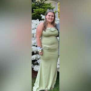 Sage Green Prom Dress